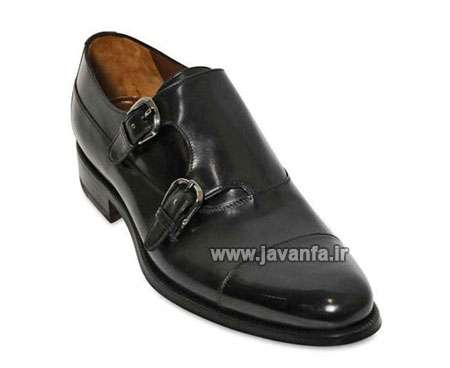 Testoni Leather Monk Strap Shoes