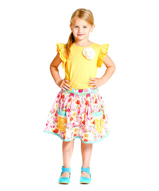 مدل لباس دخترانه بهاره با رنگ های شاد