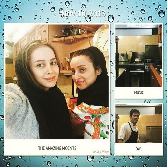 آخرین عکس الناز حبیبی در اینستاگرام با خواهر زاده اش