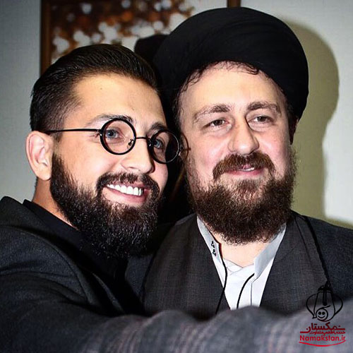 محسن افشانی با سید حسن خمینی سلفی انداخت + عکس