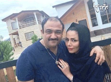 مهران غفوریان در کنار همسرش درحال تفریح + عکس
