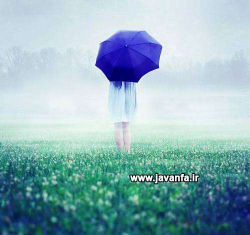عکس های عاشقانه زیر باران