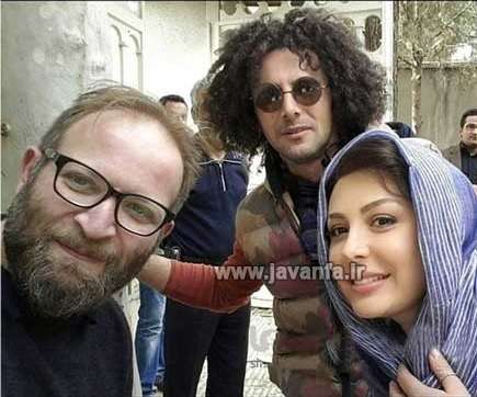 عکس نیوشا ضیغمی و امین حیایی در فیلم آدم باش