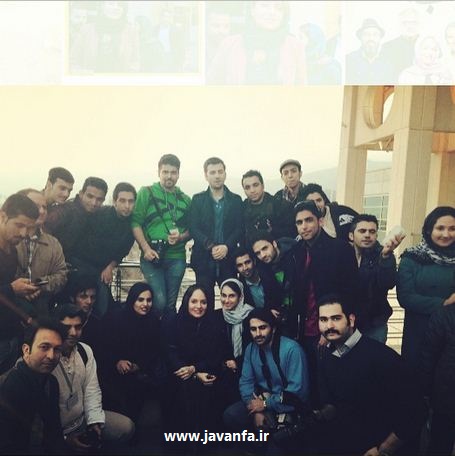 عکس مهناز افشار در کنار ترلان پروانه