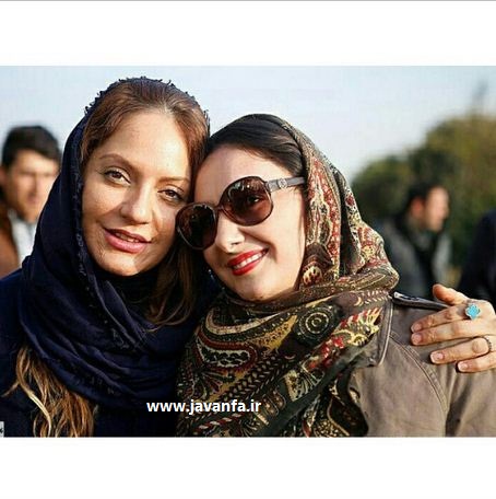 مهناز افشار در کنار هانیه توسلی